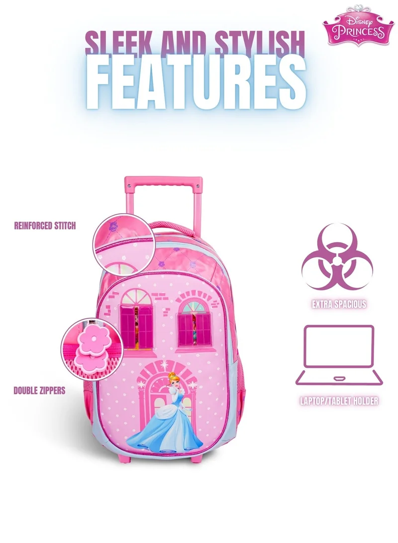 Disney  Disney Princess Rolling School Backpack 18-Inch for Girls, School Bag for Women | Best Price UAE