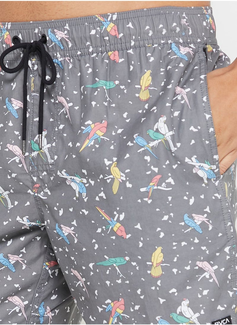 rvca - Logo Swim Shorts - Image 1