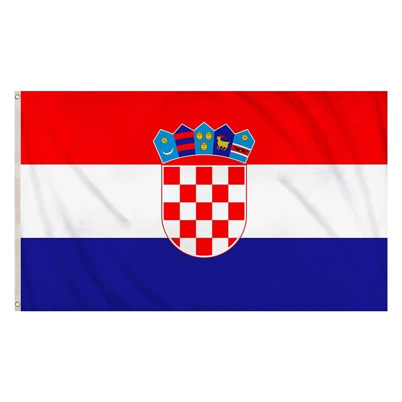 Boolavard World Cup 2026 Flag - Official National Flag 5ft X 3ft Large Double Sided With Brass Eyelets USA Canada Mexico (Croatia) - Image 4