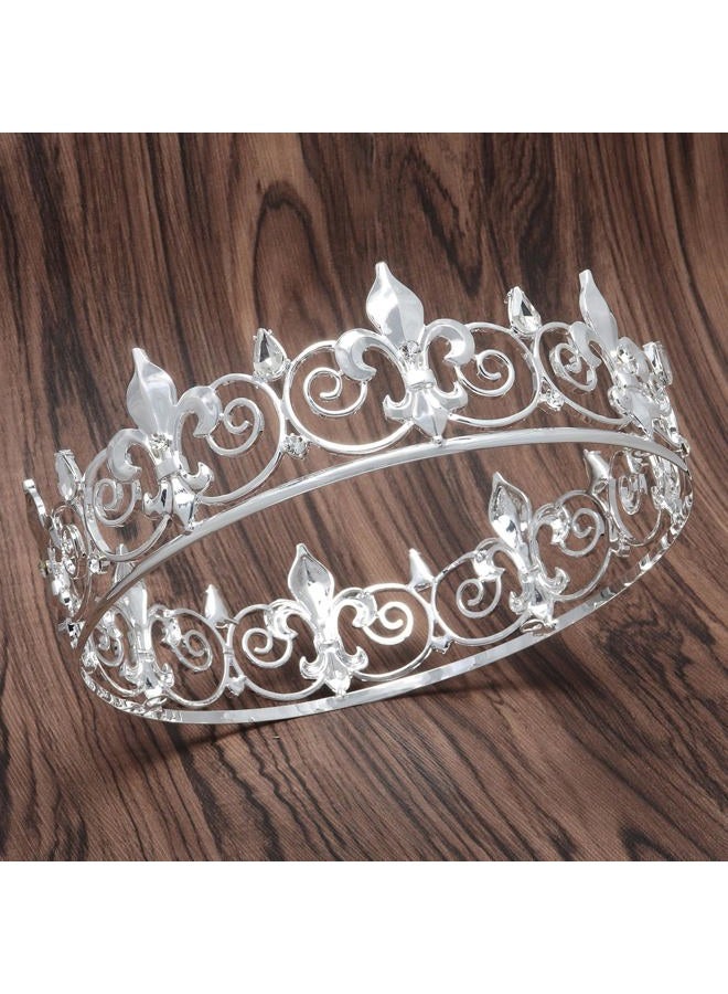 Cocide KING AND QUEEN Crown Set - 2 Pcs Crystal Rhinestone Tiaras and Crowns for Bride, Princess, Birthday Party, Halloween, Cosplay Gifts - Image 5