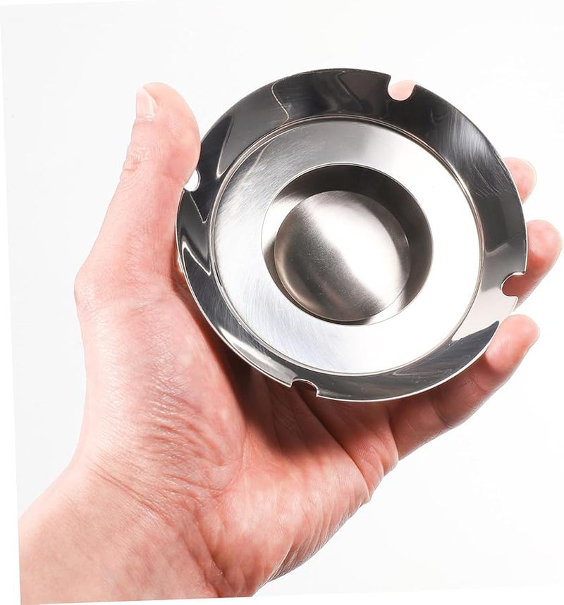 Stainless Steel Smokeless Ashtray for Cigar and Cigarette Outdoor Car Office Home Use - Image 5
