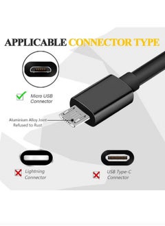 TREYO Fast Charging PS4 USB Cable, Durable Micro USB Charger for PS4 Controllers, Samsung Galaxy, LG, Kindle, and More - Tangle-Free Design  - Image 3