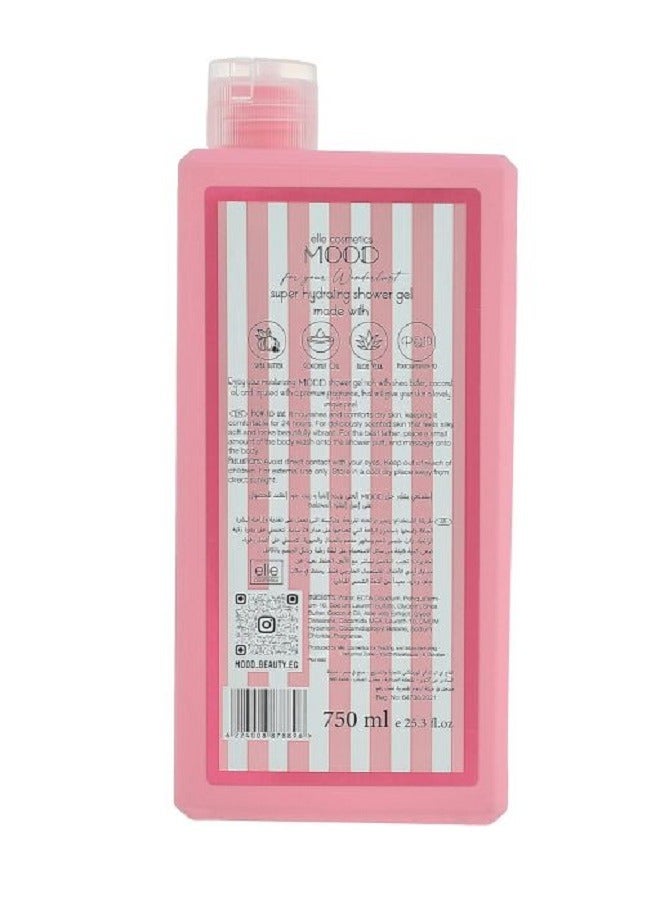 MOOD Shower Gel Hawaii 750gm - Image 2