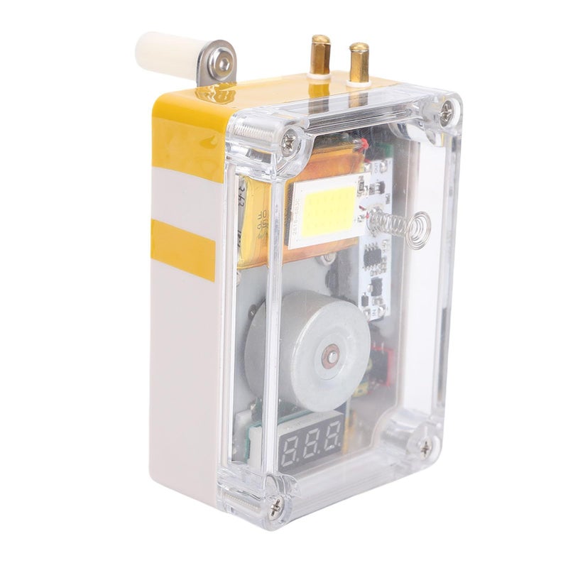 Hand Crank Generator Portable USB Charger With Light And Battery Storage For Camping Outdoor Emergency Power Supply - Image 2