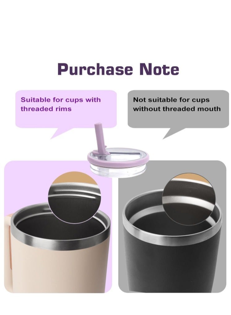 Leak-Proof Mug Lid – Universal Fit Silicone Cover – Heat Resistant & Reusable – Purple Color – Spill-Proof Travel Mug Lid for Cups & Mugs - Image 4