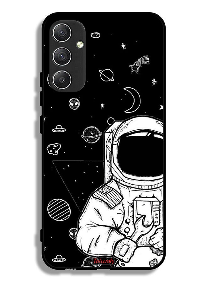 Tolwak Samsung Galaxy A34 5G Protective Case Cover Astronaut Art - Image 1