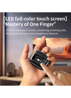 OULIYO OULIYO Bluetooth earphone,TWS LX-20 Smart Touch Screen Wireless Bluetooth Headphone for Sport  Bluetooth Headset,Color touch screen +ANC+ENC dual noise reduction ,21 languages AI Clear Calls  - Image 5