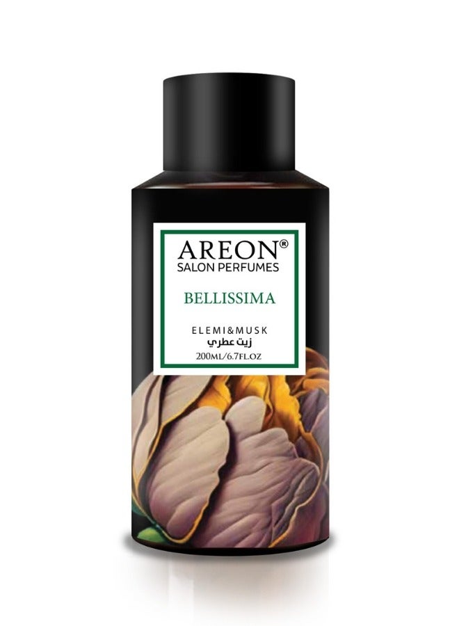 Areon Salon Perfumes 200ml – Bellissima (Elegant Floral & Fruity Fragrance Oil)
