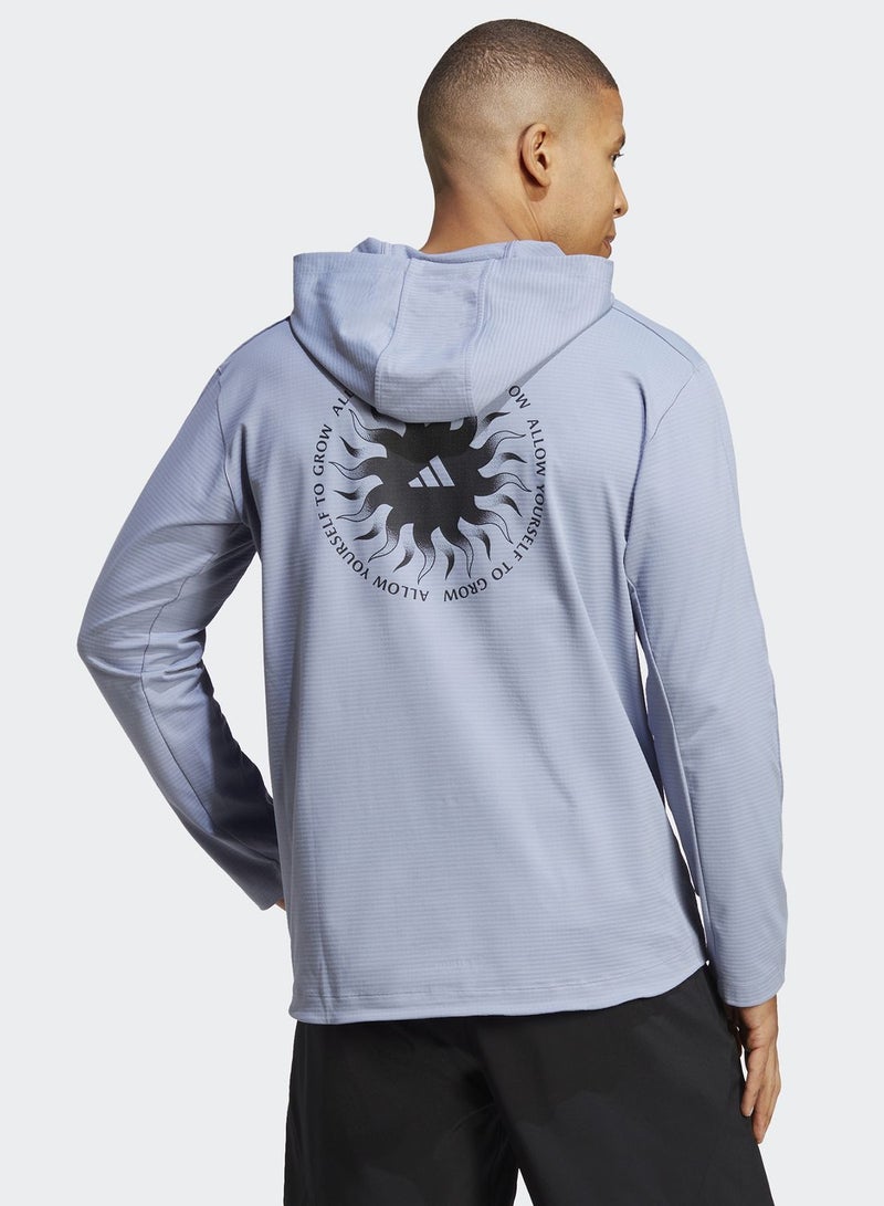 Adidas Yoga Graphic Hoodie  - Image 2
