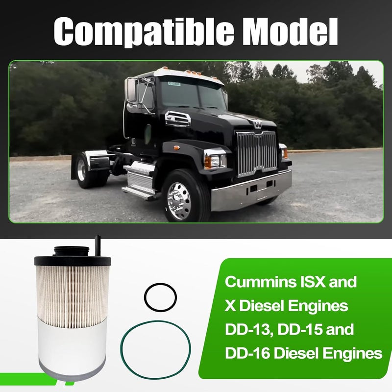 ACA FS20083 Fuel Water Separator Filter for Cummins ISX DD13 DD15 DD16 Engines - Image 2