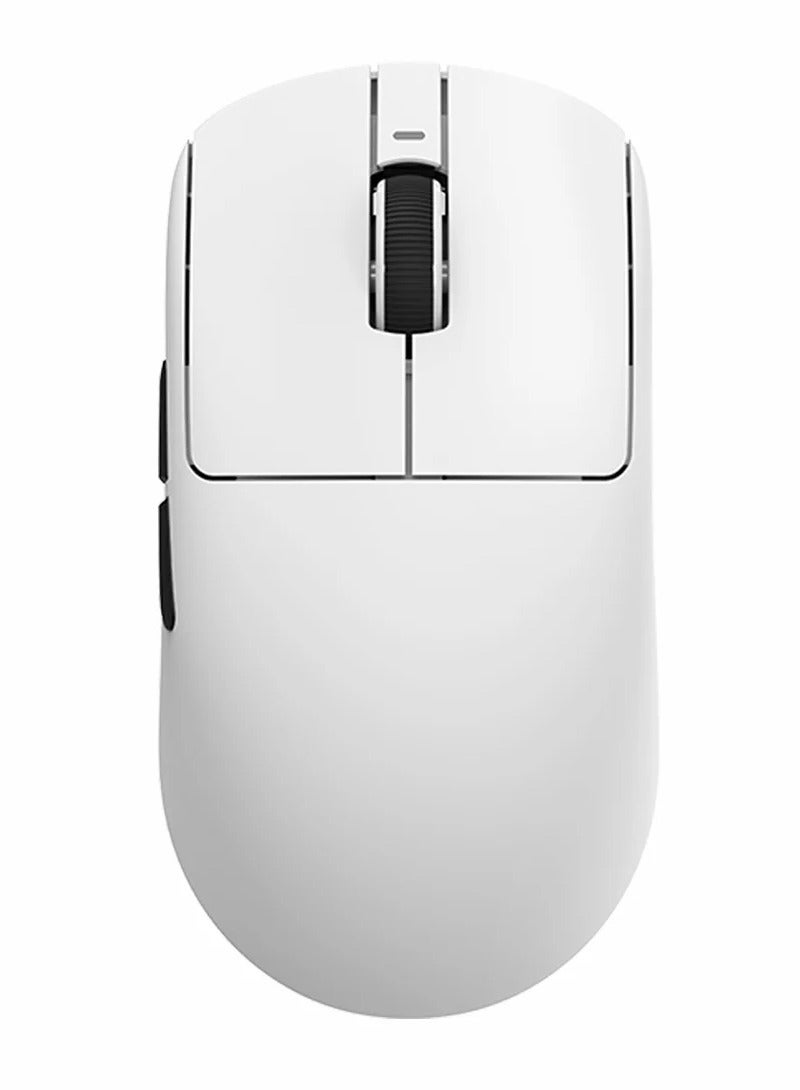 VXE Vxe R1 Wireless Bluetooth Mouse Lightweight 40 Hours 60 Million Clicks Continuous Working Range Smart Speed ​​Low Delay Suitable for Gaming Rechargeable Paw3395 White  - Image 1