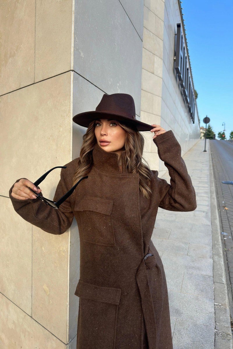 Weshaya Coat Women Brown - Image 2
