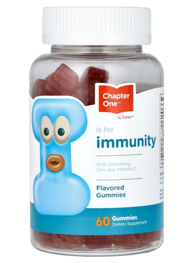 Chapter One Immunity With Elderberry Zinc and Vitamin C Flavored 60 Gummies - Image 1