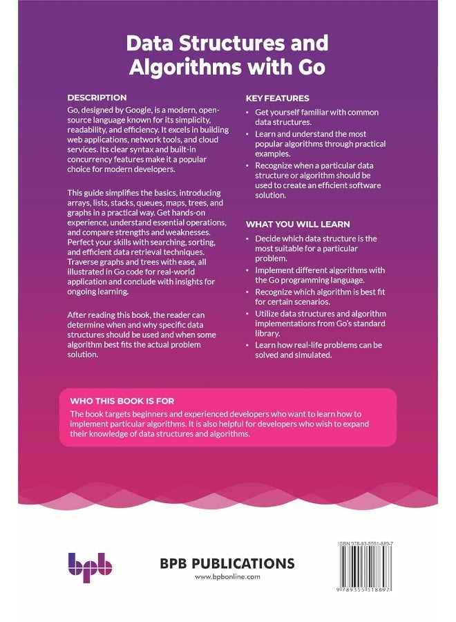 Data Structures and Algorithms with Go: Create efficient solutions and optimize your Go coding skills - Image 2