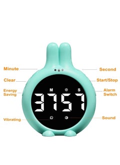 Y&D Rabbit Kitchen Timer, Cute Digital Cooking Large LED Display, 99 Minutes Countdown Up, Vibrating Pink  - Image 5