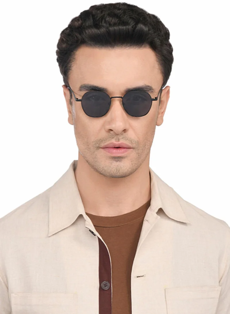 VINCENT CHASE Unisex Polarized Hexagon Sunglasses - VC S13121 - Lens Size: 49 Mm