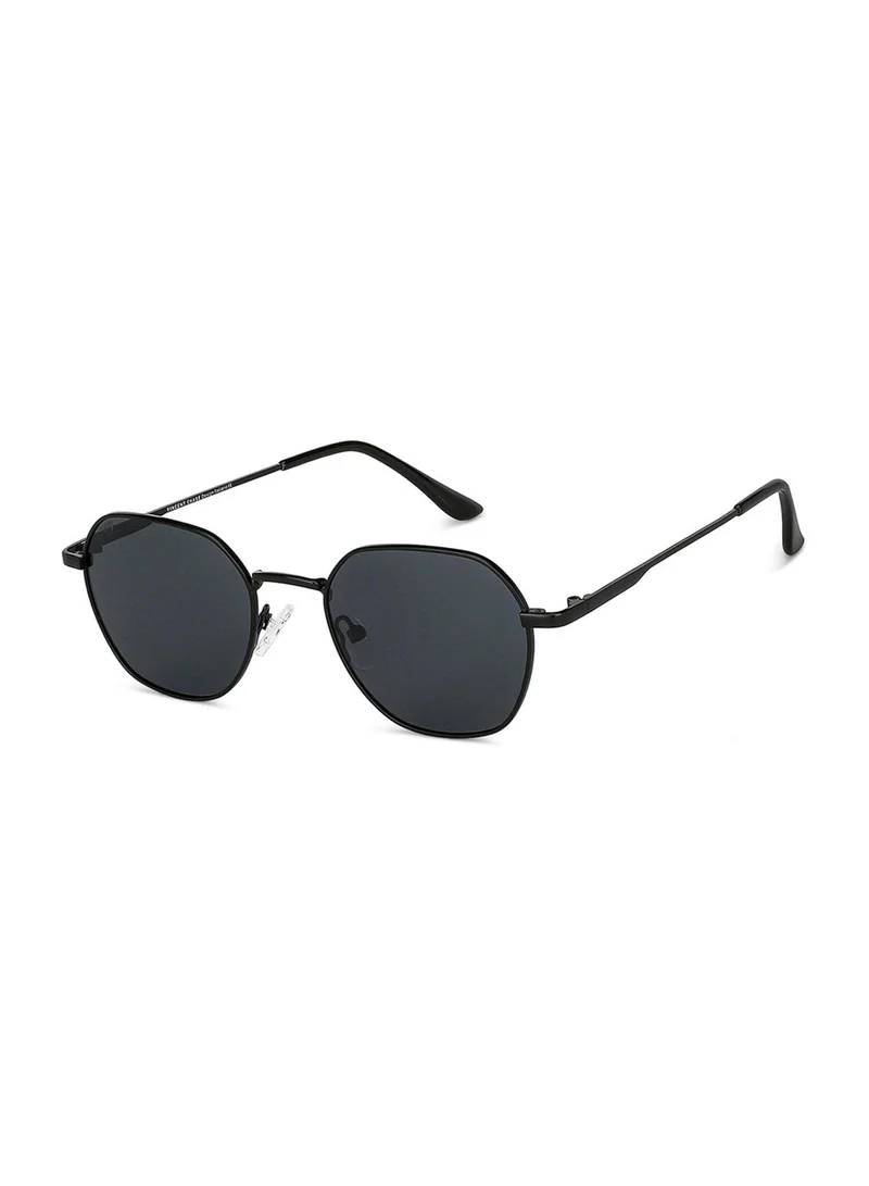 VINCENT CHASE Unisex Polarized Hexagon Sunglasses - VC S13121 - Lens Size: 49 Mm