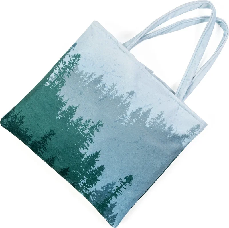 هامور Dough Beach Towel 100 x 150 cm. Bag Dough Beach Towel Forest