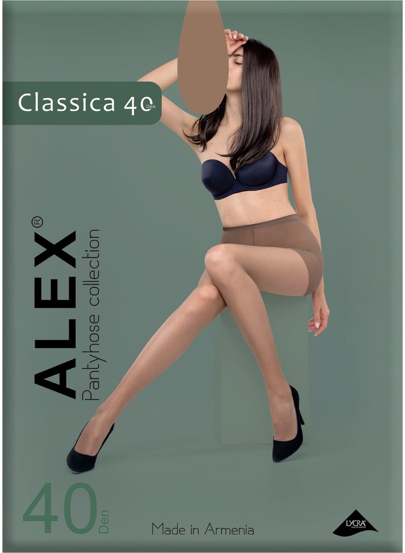 أليكس جوارب PH كلاسيكا 40 دين، ليكرا، المقاس 4-L - Image 2