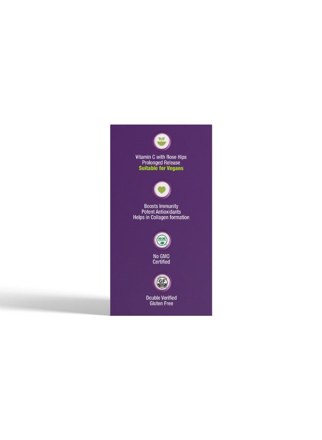 iRemedies iVitamin C 1000mg WRH - PR – High-Strength, Prolonged-Release Vitamin C for Immune Support – 50 Vegan Tablets - Image 5