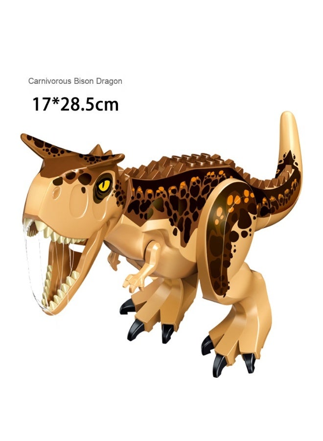 NIBEMINENT Jurassic Dinosaur Building Blocks - T. Rex and Baryonyx Set