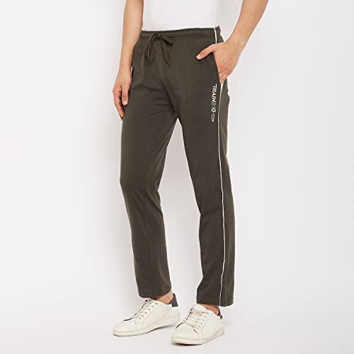 Duke Stardust Men Solid Regular Track Pant (LF5670_Olivine_L) - Image 5