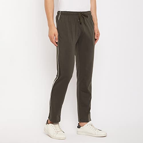 Duke Stardust Men Solid Regular Track Pant (LF5670_Olivine_L) - Image 2
