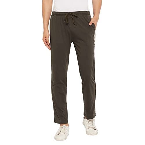 Duke Stardust Men Solid Regular Track Pant (LF5670_Olivine_L) - Image 1