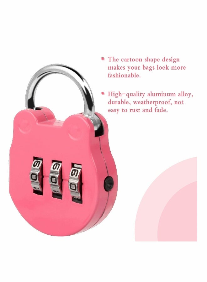 Luggage Locks, 8 Pcs Travel Suitcase Locks, 3 Digit Combination Padlock Codes - Image 2