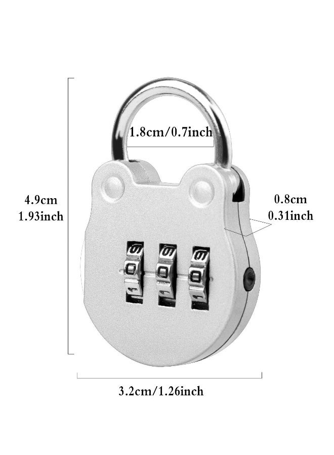 Luggage Locks, 8 Pcs Travel Suitcase Locks, 3 Digit Combination Padlock Codes - Image 5