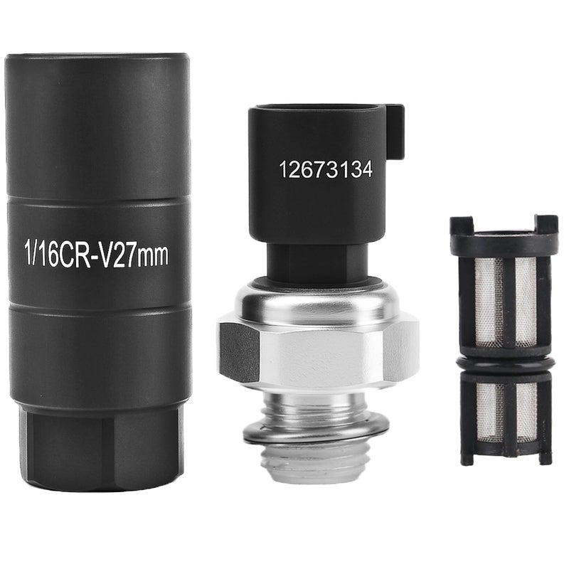 RICHWEI PS690 Oil Pressure Sensor With Socket For 20092020 Chevy Silverado 1500 2500 3500 4500 Tahoe Suburban Express Cruze Avalanche Caprice SS GMC Savana Sierra Yukon Canyon Cadillac CTS Escalade ESV EXT - Image 3