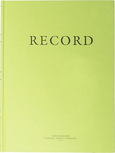 Tacticai Green Military Log Book, 8” x 10.5” - 192 Pages, Record Book for Record Keeping, Supply Chain, Inventory, Training, Maintenance & Field Operations, NSN 7530-00-222-3525 - Image 2