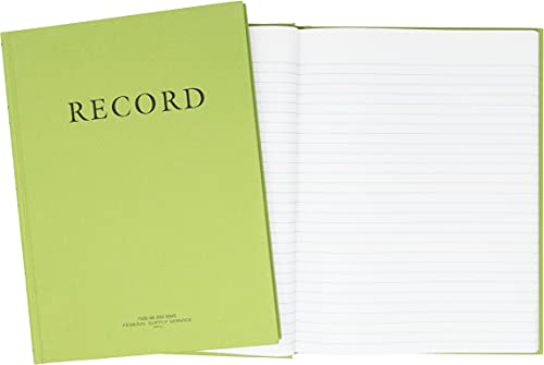 Tacticai Green Military Log Book, 8” x 10.5” - 192 Pages, Record Book for Record Keeping, Supply Chain, Inventory, Training, Maintenance & Field Operations, NSN 7530-00-222-3525 - Image 1