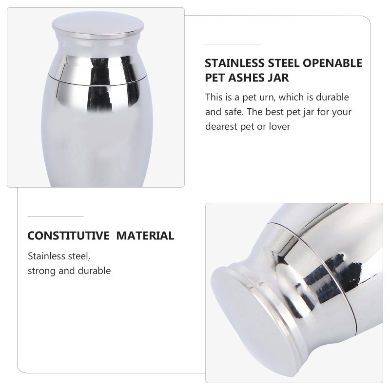 1 Set Pet Ashes Storage Pot Practical Pet Ashes Box Ceramics Pet Cremation Urn - Image 4