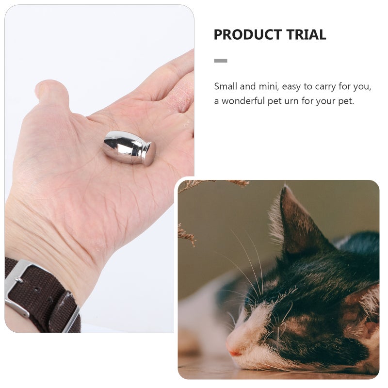 1 Set Pet Ashes Storage Pot Practical Pet Ashes Box Ceramics Pet Cremation Urn - Image 5