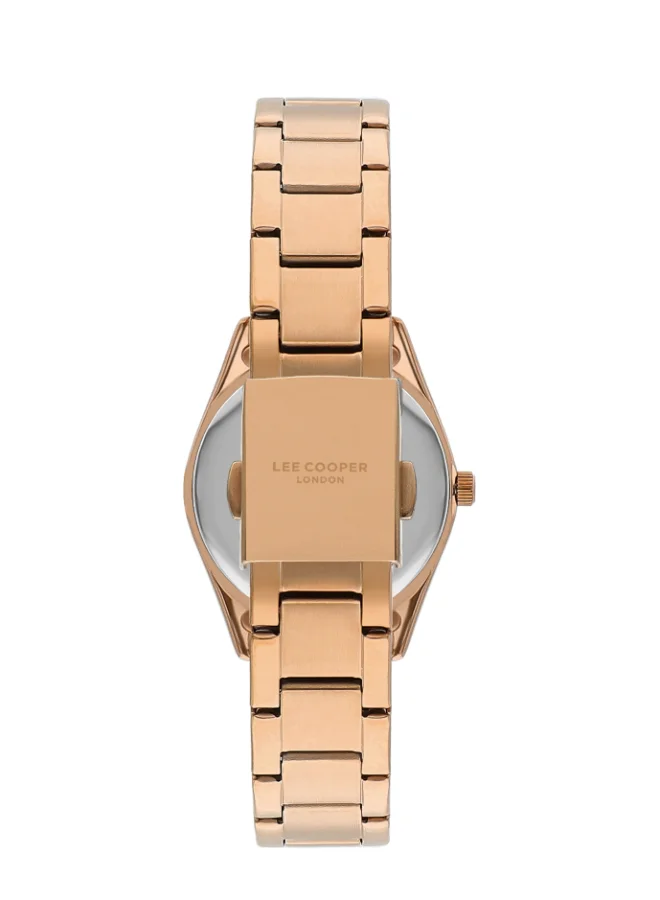 لي كوبر LEE COOPER Women's Analog White Dial Watch - LC07868.420