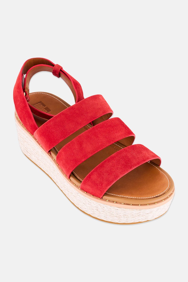 FitFlop Women Eloise Adjustable Buckle Closure Sandals, Red  - Image 1