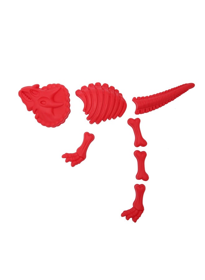 Factory Wholesale Special Play Sand Mold Dinosaur Skeleton Mold Children's Educational Beach Toys Summer Series 
