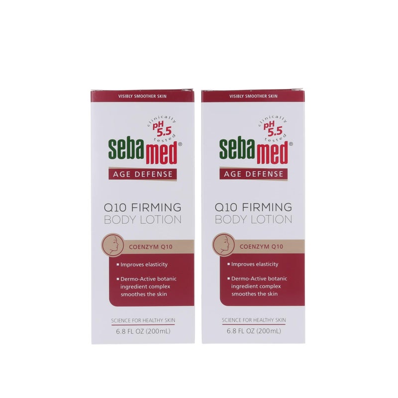 SEBAMED Age Defense Q10 Firming Body Lotion Anti-Aging Moisturizer With Shea butter and Argan Oil 6.8 Fluid Ounces (200 Milliliters) Pack of 2 - Image 2