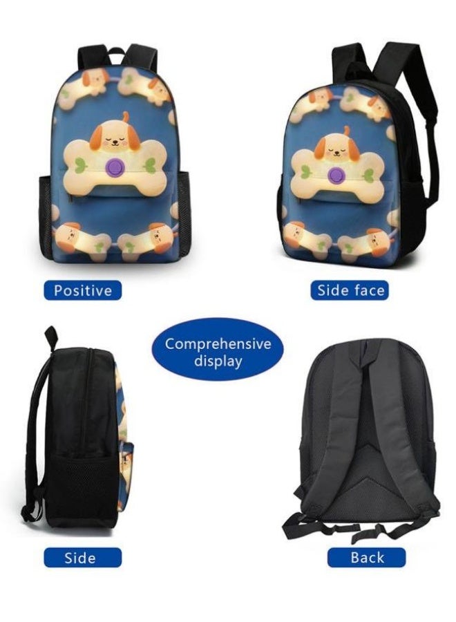 Bright Li Fire [Hot New Product] Cute Cartoon Bag Set | Shoulder + Handbag + Pencil Bag Three-piece Set | Essential for Children and Students Outdoors - 99  - Image 3