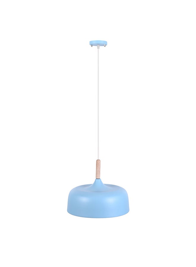 El Rawda Lighting Romba Ceiling Lamp | modern decorative LED E27 pendant light ceiling lamp hanging | suitable for any room | Color: Baby Blue | Size: 70x33x70 cm