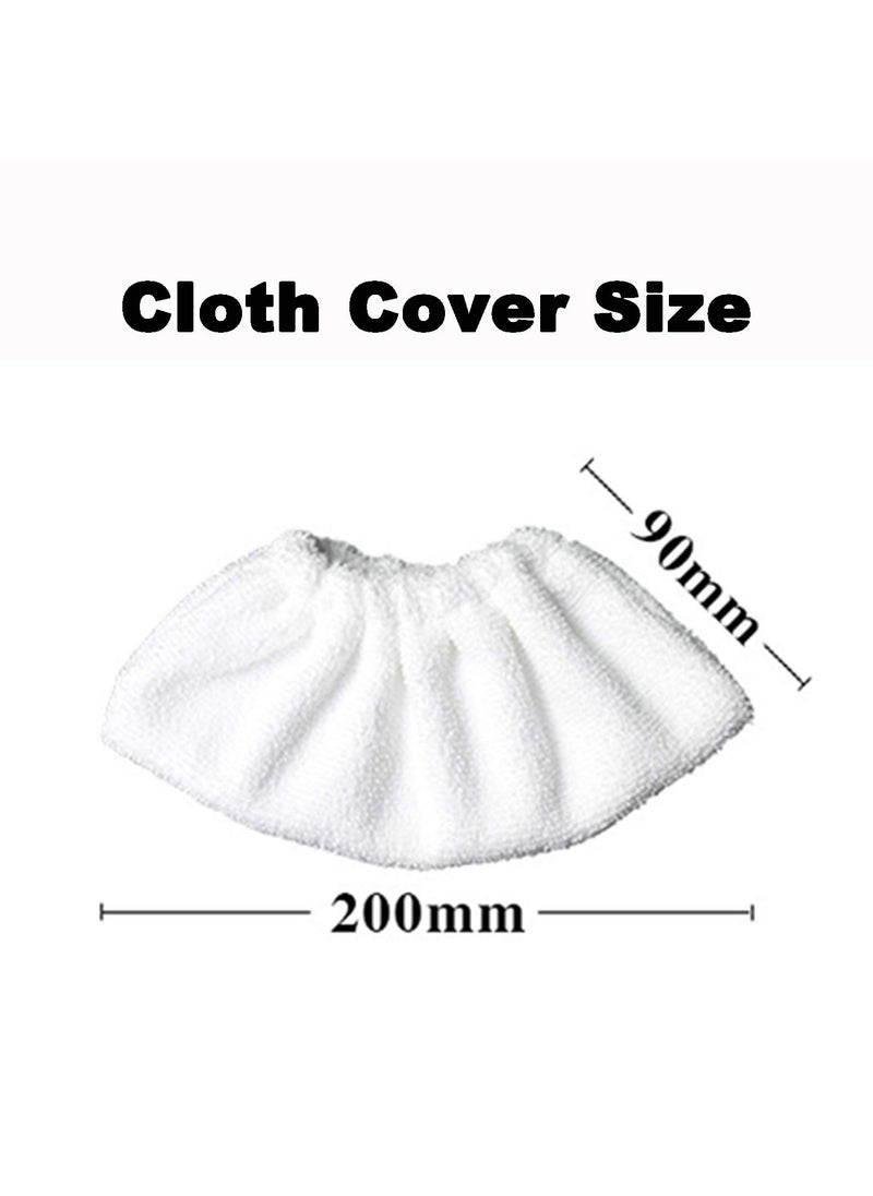 Generic - 2Pcs Replacement Microfibre Mop Cloths with Pads Set Fits for Karcher EasyFix Steam Cleaner SC2 SC3 SC4 SC5 Accessories - Image 1