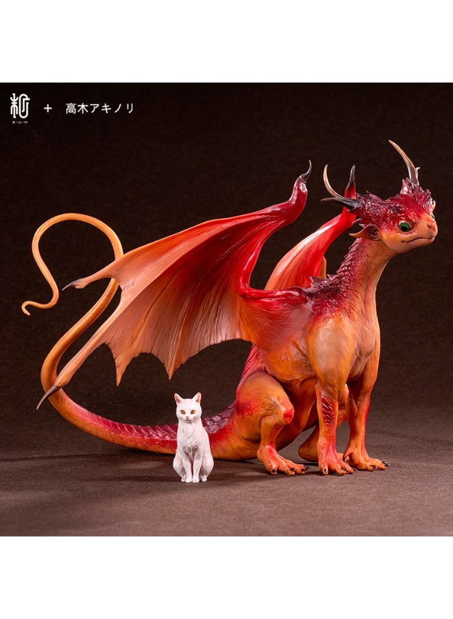 Monas | Akinoori Takagi "Dragon & Cat Partner" Original Dragon Year Gift Premium Art Statue - Image 2