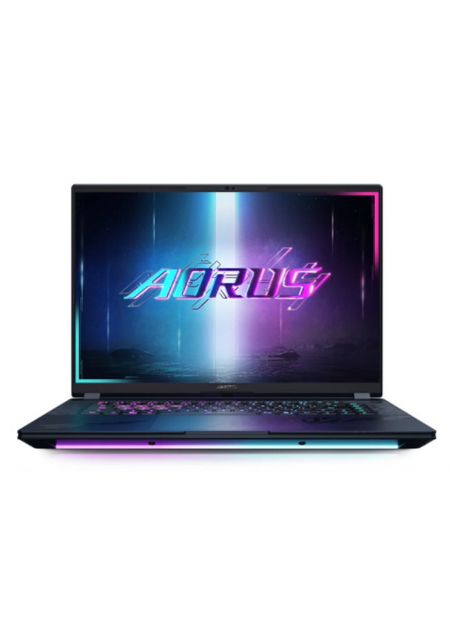 جيجابايت لابتوب الألعاب Aorus Master 16 AM6H بشاشة QHD مقاس 16 بوصة (2560×1600)، مع معالج Core Ultra 9 275HX/32GB RAM DDR5/1TB SSD/16GB Nvidia GeForce RTX 5080/Windows 11 Pro - Image 1