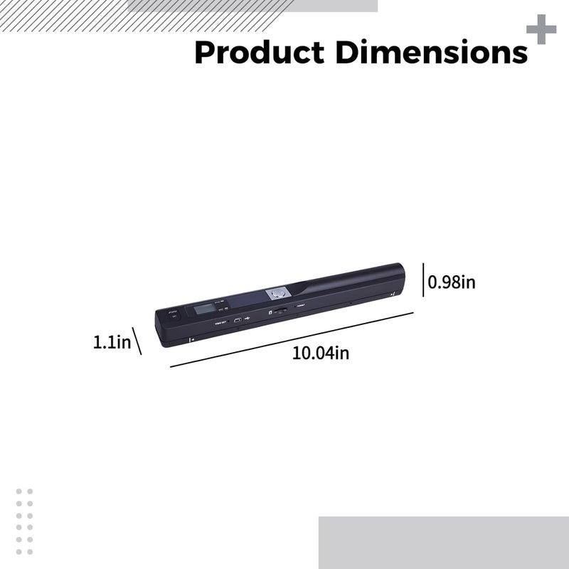 Portable Iscan Handheld Scanner, 900 Dpi, A4 Documents, Photos, & Books, JPEG/Pdf Format, Includes 16Gb Memory Card, Lightweight Design - Image 3