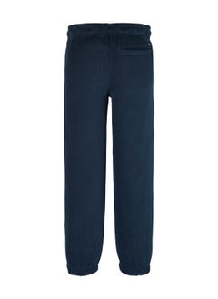 TOMMY HILFIGER Kids' Logo Cuffed Joggers - Cotton blend, Blue  - Image 2
