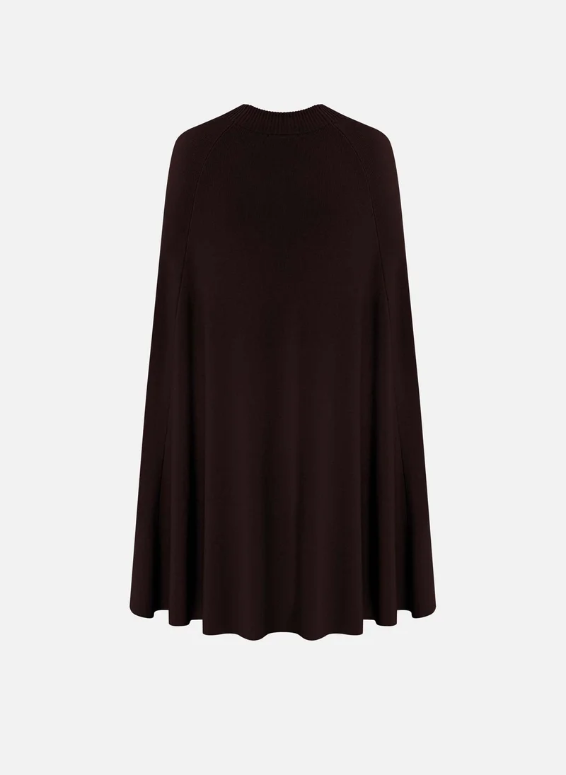 Lichi  Viscose mini jersey dress with a train and matching belt for Women | Best Price UAE