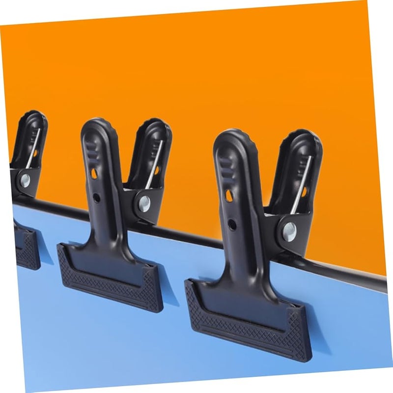 SECFOU 4pcs Heavy Duty Backdrop Clips Cold Rolled Steel for Photography Background Studio Quick Installation - Image 5