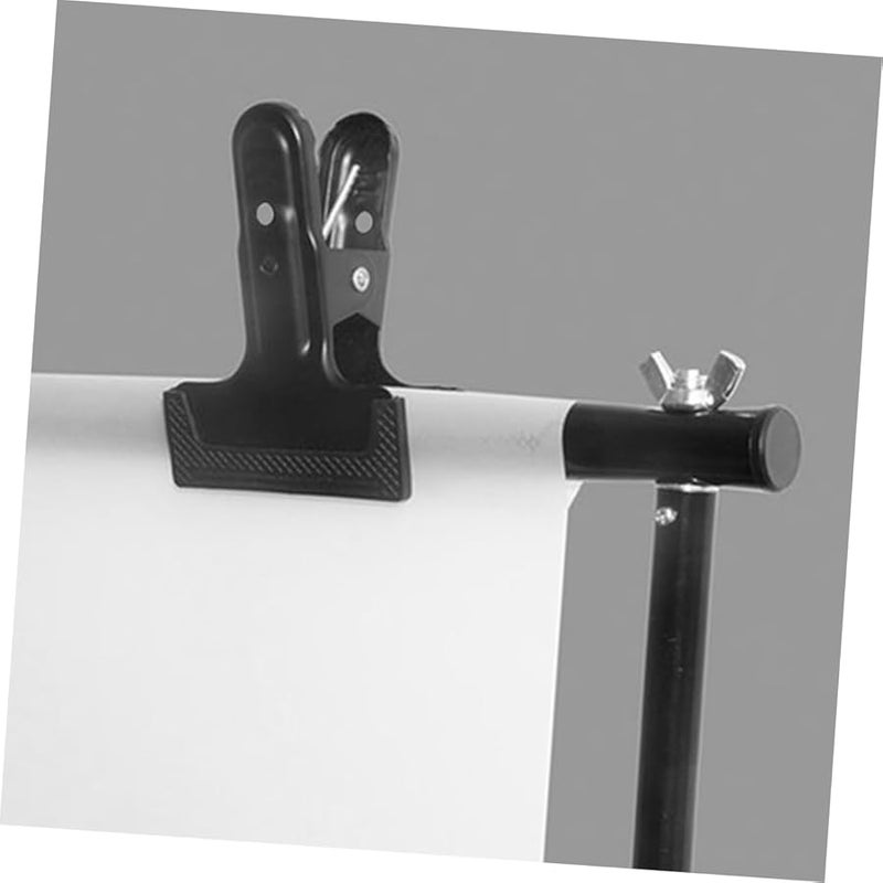 SECFOU 4pcs Heavy Duty Backdrop Clips Cold Rolled Steel for Photography Background Studio Quick Installation - Image 3