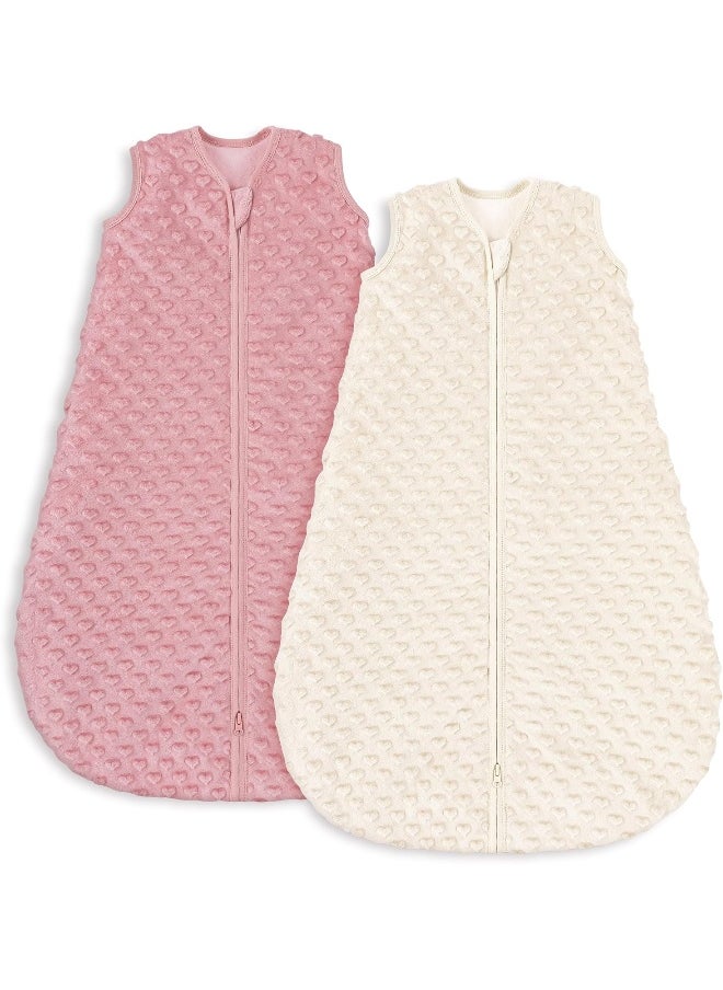 YOOFOSS - Yoofoss Baby Sleep Sack Wearable Blanket for Babies 100% Cotton 2-Way Zipper TOG 0.5 Toddler Sleeping Sack 3 Pack, Comfy Lightweight Sleep Sacks - Image 1